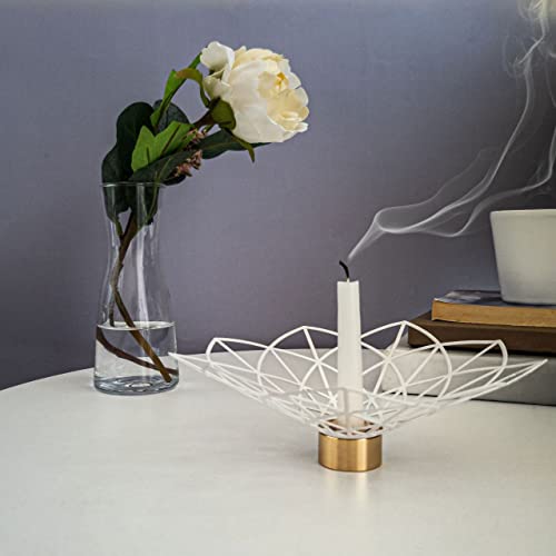 Oshadow Lotus Candle Holder - Cute Boho Decor for Taper Candles & Coffee Table - size: 2pcs Lotus Flower Candle Holder