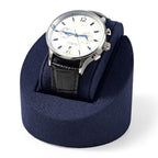 Microfiber Single Watch Stand Display Jewelry Watch Showcase Display Stand(Blue) - color: Blue