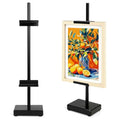 Adjustable Tabletop Easel Stand, Picture Easels for Display Up to 17" H, Black Metal Picture Frame Holder Stand Table for Art, Photo (1 Pack) - color: Black 1Pack