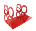 Winterworm Cute Fashion Book Style Nonskid Bookends Art Bookend Home Office Kitchen Book Shelf (Red) - color: Red