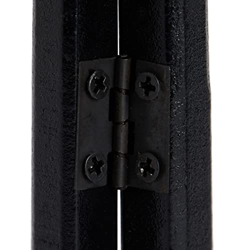 Juvale Wooden Plate Stands for Display - Plate Holders for Showcasing Collectible Items - Photo & Artwork Picture Holders for Tables - Lightweight & Sturdy Wood Display Stand - 6-Pack, 6 in, Black