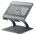 tounee Tablet Holder Stand, Dual Rod Adjustable Aluminum Desktop Stand, Compatible with 4.7-16.9" iPads, Surface Tablets, Portable Monitors, Kindle & More (Gray) - color: Gray