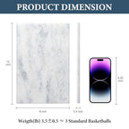 Koville African Natural Marble Cutting Board for Kitchen Pastry Bread, 12" x 8" Genuine Marble Cheese Board Stone Tray for Counter, Bathroom Perfume Tray Jewelry Candle Plate (Namib Fantasy) - color: Namib Fantasy