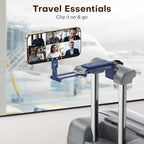 OMOTON TP02 360°Rotating for MagSafe Tripod Mount, Adjustable Aluminum Magnetic Phone Tripod for iPhone 17/16/15/14 Pro Max Air, Foldable Cell Phone Stand Fits Vlog, Gym, Travel Essentials, Navy Blue - color: 3-Navy Blue