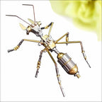 3D Steampunk Mechanical Insect Puzzle Kit - DIY Metal Assembly Model for Adults, Unique Retro Brass Sculpture Craft for Home Office Decoration (Ant B) - style: Ant B