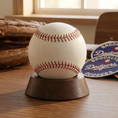 JUXYES Wooden Sphere Holder Display Stand, 3 Pack Small Wood Crystal Ball Stand, Simple Round Display Easel Stands for Crystal Balls, Baseball, Tennis Ball, Stones, Gemstones, Collections - size: M - 3 PCS