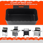 Grease Trap/Griddle Grease Catcher/Drip Tray/Grease Cup Replacement for Blackstone Grill,Grease Catcher for Black Stone Griddle 17, 22, 28, 30 & 36 inches. - color: Drip Tray
