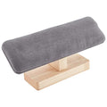 NBEADS Wooden Watch Display Stand, T-Bar Bracelet Holder Faux Suede Jewelry Organizer Holder Removable Bangle Pendants Anklet Tower Rack for Home Use, Retail Display Selling, Gray, 7.6x1.9x3.5 - color: Gray