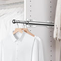 12" Valet Rod for Closet Pull Out (1 Pack, Chrome) - color: Chrome, size: 1 Pack