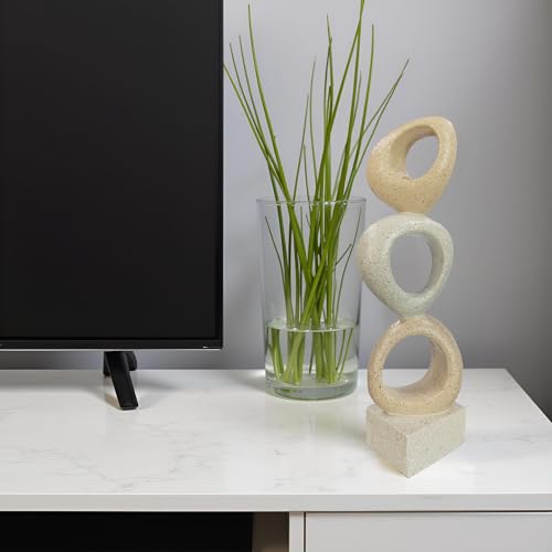 Abstract Modern Ribbon Decorative Sculpture, Knot Sculptures,Home Decor,Coffee Table Statues,Dining Living Room Desk Decor,Shelf Decoration (with Spots-A) - color: With Spots-a