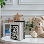 Peacoblue Metal Bookends for Shelves, Modern Decorative Heavy Duty Study Book Support Stoppers for Office, Desk, Shelf, Room 5.3"x4.3"x7.9" Cast Iron Simple Tall Bookends, 1 Pair (Farm Animals) - style: Farm Animals