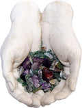 FIGURINE - GODS HANDS W/STONES KIT 2x3in