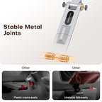 OMOTON TP02 360°Rotating for MagSafe Tripod Mount, Adjustable Aluminum Magnetic Phone Tripod for iPhone 17/16/15/14 Pro Max Air, Foldable Cell Phone Stand Fits Vlog, Gym, Travel Essentials, Silver - color: 5-Silver