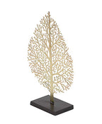 Deco 79 Metal Tree Decorative Sculpture Home Decor Statue, Accent Figurine 11" x 4" x 16", Gold