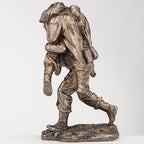 Veronese Design 9 1/2 Inch No Soldier Left Behind Cold Cast Resin Bronze Finish Sculpture US Military Veteran Gift