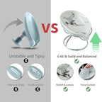 Dobbyby Leaf-Shaped Soap Dish – Premium Ceramic Soap Bar Holder with Self-Drainage System – Bar Soap Holder for Shower, Bathroom Sink, Kitchen – Waterfall Soap Dish with Stainless Steel Stand (SLIVER) - color: Sliver