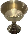 1PC Candle Holders Copper Butter Lamp Holder Long Lamp Candlestick Put Candle Copper Cup Home Decor - size: Small