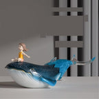 Modern Art Crafts Modern Light Luxury Fish Shape Ornaments Resin Small Objects Creative Crafts Decoration Cabinet Decorations