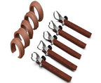 GEOCCI Pottery Handle Making Tool Sculpture Scraper Pottery Carving Tool Pottery Cup Handle Shape Tool for Tea Cup Mug Utensil Vase Handle Clay Cutters (5 PCS)