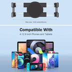 Aluminum Heavy Duty Drill Base Tablet Holder for Car,Tablet Mount for Truck,Commercial Vehicles,Dashboard,Boat and Wall Compatible with 4"-12.9" iPad Pro/Mini/Galaxy Tab//Phones,Large Case Friendly