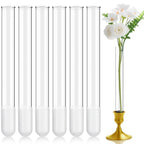 3 Pack 3.9" 5.9" 7.9" Bud Vase Taper Candle Holder's Bud Vase for Candlestick Sizes from 22mm to 27mm Adjustable Designed Specially for Taper Candle Holder for Tablescapes, Wedding Decor - size: 3.9",5.9",7.9"
