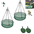2 Pack 20'' Bird Seed Catcher Tray for Pole Mounted Bird Feeder,Birdseed Hoop with Holes Fits 1" Pole | 4" Deep Design for Birds Feeders Outdoors Backyard Garden