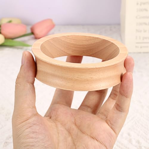 JUXYES Wooden Sphere Holder Display Stand, 3 Pack Large Wood Sport Ball Stand, Simple Round Display Easel Stands for Soccer Ball, Footballs, Baseball, Tolleyball, Basketball, Rugby, 2.8" - color: Wood, size: 2.8" - 3 PCS