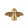 Gold Honey Bee Wall Arts Decor Insect Animal Wall Sculpture Resin Honeybee Home Hanging Decoration for Living Room Bedroom Bathroom Dining Room Kitchen Housewarming Gifts Indoor Outdoor Décor
