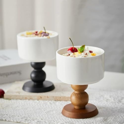 Marble Wood Candlestick Holders, Natural Stone Candle Holder Decorative Candle Stands for Home Decor Wedding, Dinning, Party, Table Centerpieces