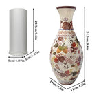 3D Puzzle Vase Unique Flower Vase for Adults Made by 160 Curved Plastic Puzzle, Relax Puzzles for Adults, DIY Jigsaw Creative Gift for Parents & Housewarming - color: Autumn