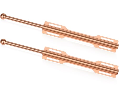 12" Valet Rod for Closet Pull Out (2 Pack, Rose Gold) - color: Rose Gold, size: 2 Pack
