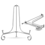 TR-LIFE Plate Stands for Display - 4 Inch Plate Holder Display Stand + Metal Easel Stand for Picture Frame, Decorative Plates, Photo, Book, Collectibles (2 Pack) - size: 4 Inch
