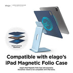 elago Premium iPad Magnetic Stand Designed for iPad Pro 12.9"(5th, 4th Gen), 11"(3rd, 2nd Gen), Air 10.9"(5th, 4th Gen), Mini 8.3"(6th Gen, A17 Pro), 10.9"(10th Gen) [Light Blue] - color: Light Blue