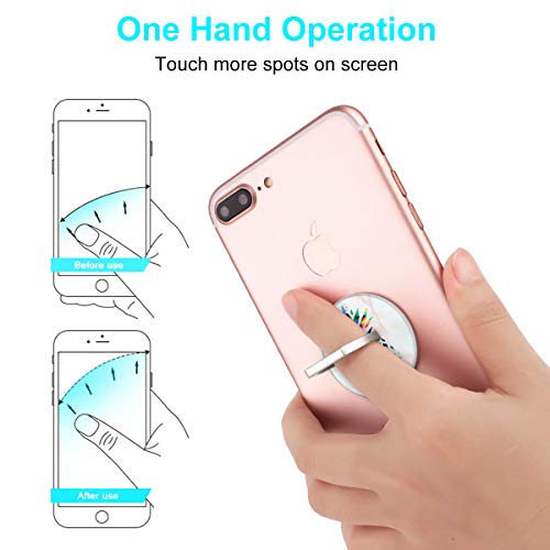 Bonoma Cell Phone Ring Holder, 3-Pack 360 Degree Rotating Universal Phone Ring Grip Finger Ring Stand Compatible with Smartphones and Tablets - Pineapple - color: Pineapple