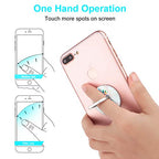 Bonoma Cell Phone Ring Holder, 3-Pack 360 Degree Rotating Universal Phone Ring Grip Finger Ring Stand Compatible with Smartphones and Tablets - Pineapple - color: Pineapple