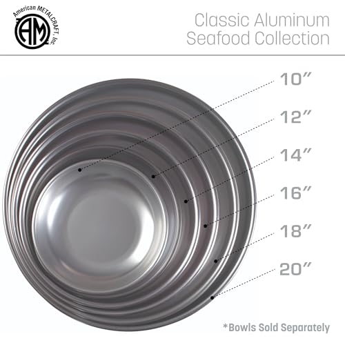 American Metalcraft SEA12 Aluminum Seafood Tray, Silver, 75-oz., 12-Inch