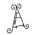 Super Z Outlet Tall Black Iron Curve Design Adjustable Display Stand for Photo Picture Albums, Home Decoration, Fine China Plates, Arts & Crafts Showcase (12") - size: 12"