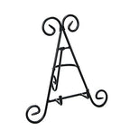 Super Z Outlet Tall Black Iron Curve Design Adjustable Display Stand for Photo Picture Albums, Home Decoration, Fine China Plates, Arts & Crafts Showcase (12") - size: 12"