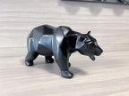 SMRTHMRT Abstract Geometric Sculptures Animals Statues,Collectible Figurines Home Office Tabletop Ornaments (Black Bear) - color: Black Bear