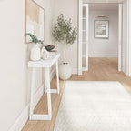 Plank+Beam Solid Wood Console Table, 36 Inch, Sofa Table, Narrow Entryway Table for Hallway, Behind The Couch, Living Room, Foyer, Easy Assembly, White - color: White, size: 36" Console Table