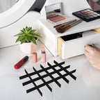 Veemoon 1 Set Jewelry Tray Dividers, 13.17 Inch Black Lint Inserts, Drawer Storage Organizer Ring Earring Necklace Display