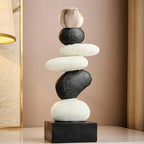 Art Stone Sculptures Home Decor - Modern Bookshelf & Desk Decor