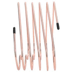 Desktop Storage Rack, Telescopic Book Stand Organizer, Office Supplies Holder, Rose Gold - color: Rose Gold