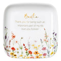 Crisky Jewelry Ring Dish for Bestie Birthday Gifts for Best Friend Women Friendship, Gifts for Friends Besties Floral Trinket Ring Dish Jewelry Tray for Her Sisters Long Distance Graduation Gift Ideas - style: Bestie Thank You for Being Such an Important