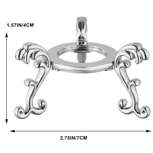 10pcs Large Crystal Ball Display Stand Silver Sphere Holder for 40-100mm Sphere - Metal Tripod Base for Crystals, Rock,Balls - color: Silver_Large-10pcs