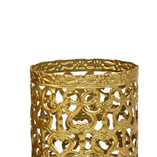 Metal Hollow Candle Holder, Decorative Mini Candlestick Holder, Tabletop Tealight Candle Stand Decoration for Wedding, Holiday, Home, Style3 - color: Style3