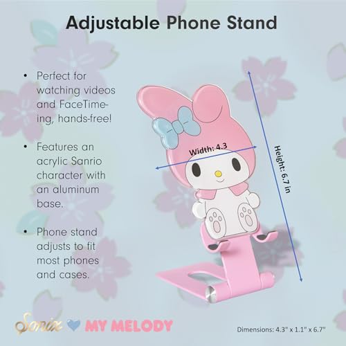 Sonix x Sanrio Character Phone Stand | Adjustable Cell Phone Holder, Desk Stand, Dock | My Melody - color: My Melody