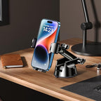 Qifutan Dash Mounted Holders Phone Holders for Your Car Phone Mount for Car Windshield Dashboard Air Vent Universal Desk Mounts Hands Free Automobile Cell Phone Holder Fit for iPhone Smartphone - style: Dash-B