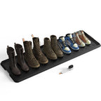 Extra Large Heavy Duty Boot Natural Rubber Shoe Mat for Entryway with Shoes Brush Large Boot Mat Multi-Purpose for Indoor or Outdoor, 16.1x 47.6 Inches - size: 47.6 inch (L) x 16.1 inch (W) x 1.01 inch (H)