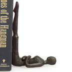 Danya B. ZI11217 Contemporary 2 Piece Ladies Stretching Cast Iron Metal Art Bookend Set